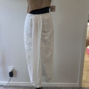 MORE TO COME Midi Skirt White size Small